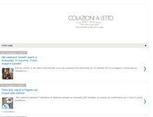 Tablet Screenshot of colazionialetto.com